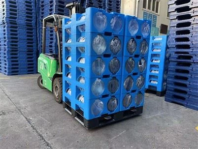 رف تخزين المياه المعبأة في زجاجات بسعة 19 لتر